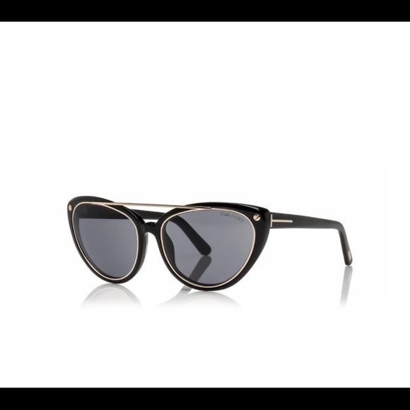 Tom Ford Edita Sunglasses- Black - Picture 3 of 3